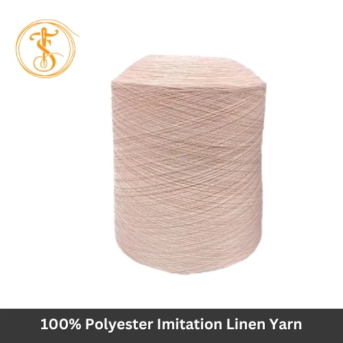 100% Polyester Imitation Linen Yarn